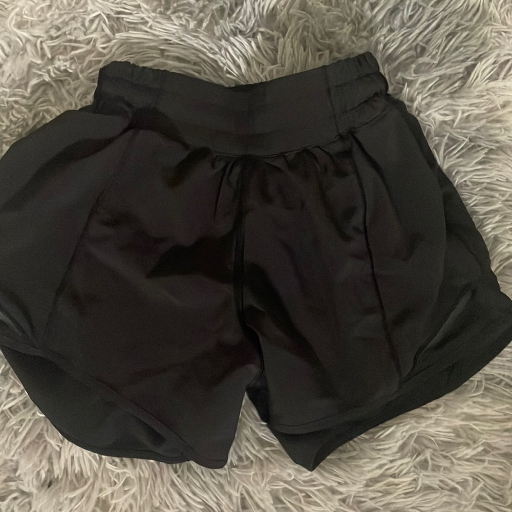 Size 0 Black Lululemon Shorts